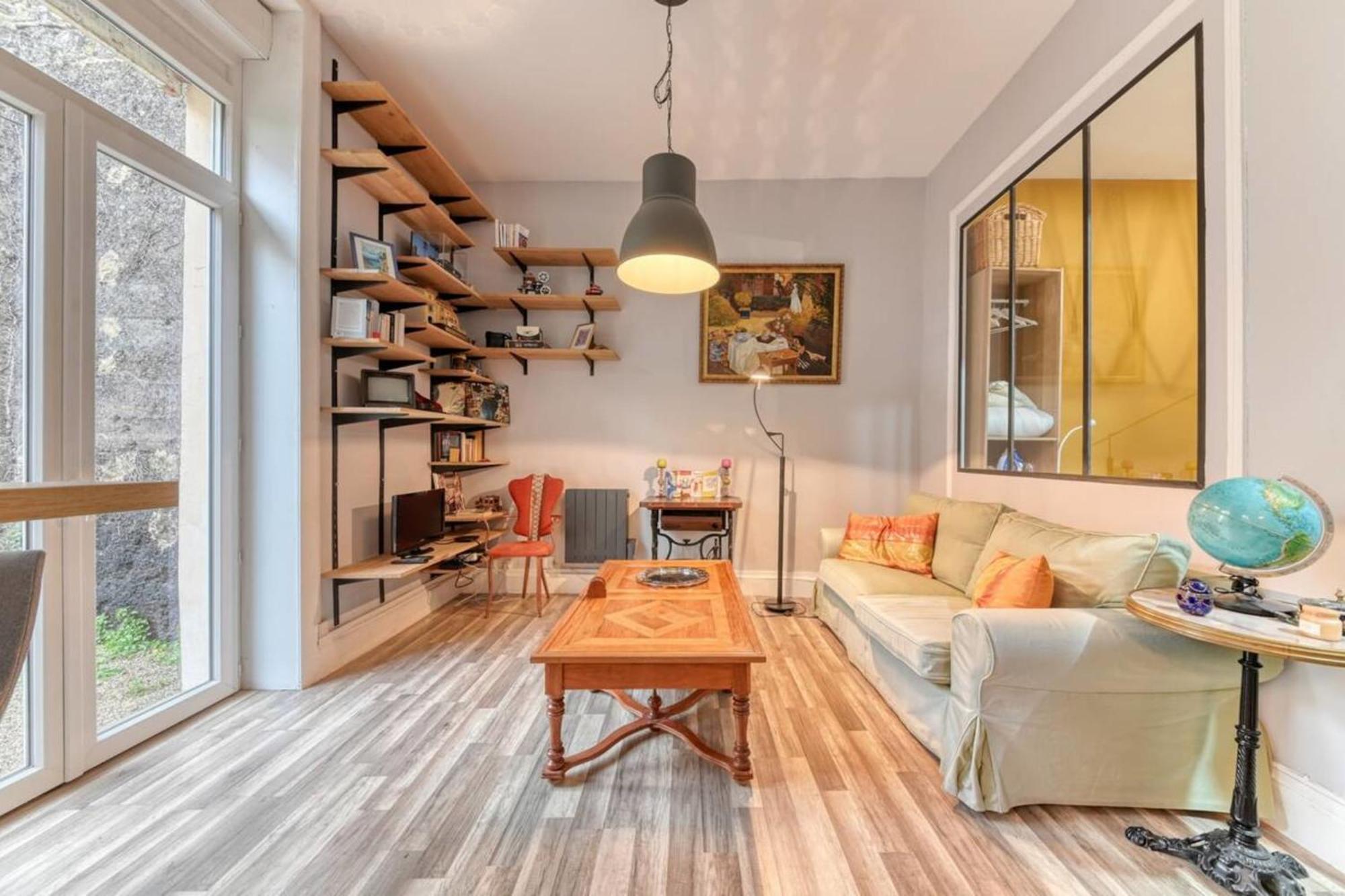Le Garden City - Bel Appartement Avec Jardin Prive Вильорбан Екстериор снимка